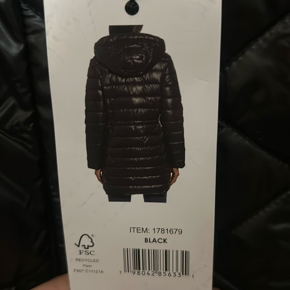 Kenneth Cole New York Full Zip Puffer Jacket with Hood Black Size XL - Picture 5 of 16